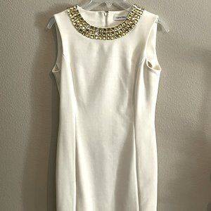 Calvin Klein Ivory Formal Dress WORN ONCE